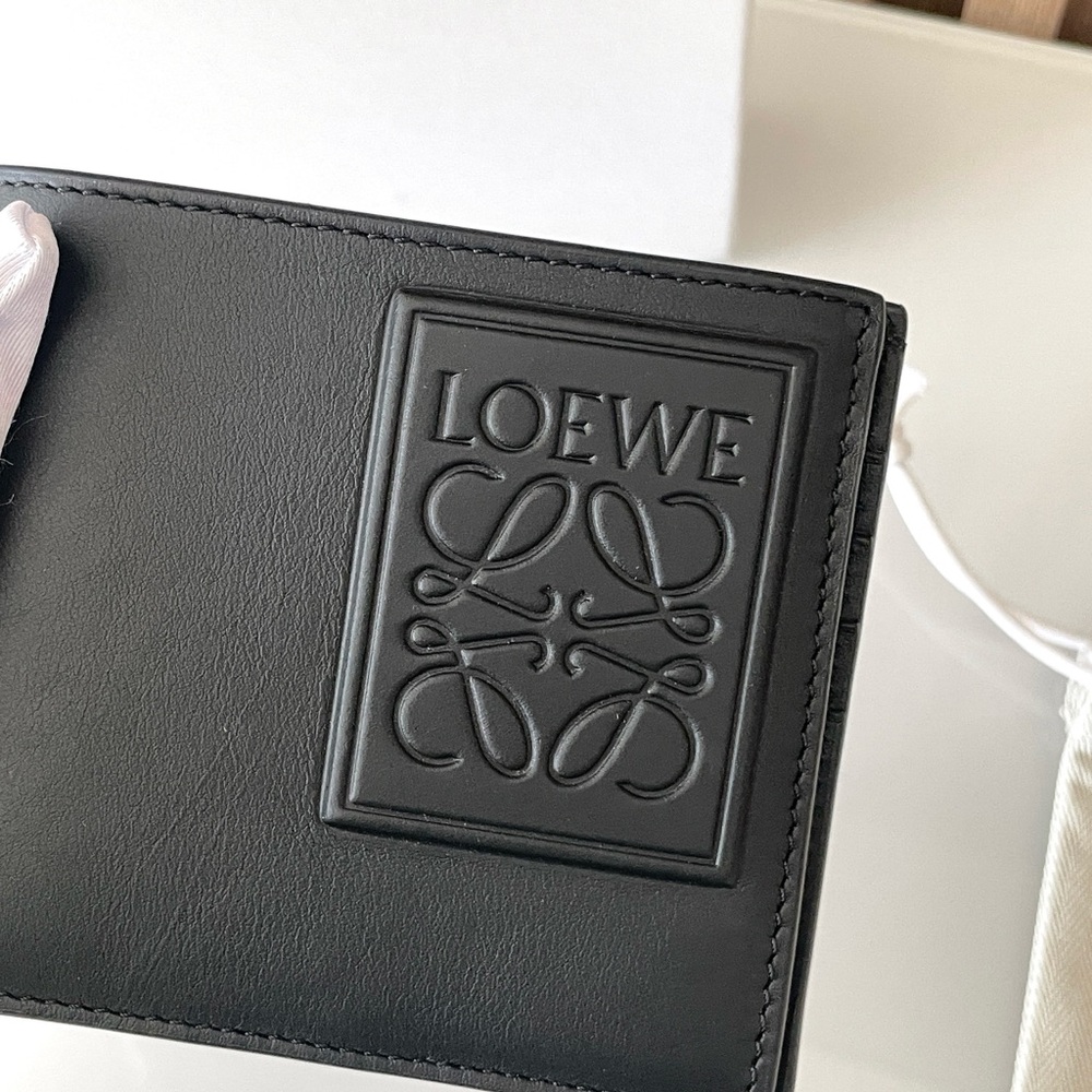 Loewe Black Leather Bifold Wallet - Picture 2 of 6